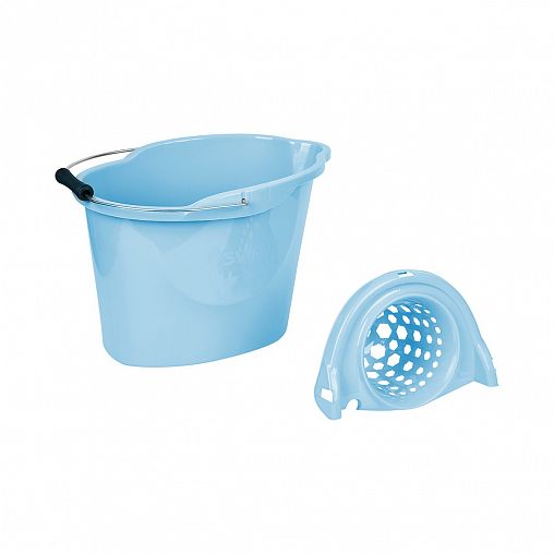 Ведро Моп с отжимом Spin&Clean Vogue, 12 л, небесно-голубое фото