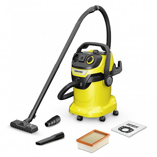 Профессиональный пылесос для сухой и влажной уборки Karcher WD 5 P V-25/5/22, 1100 Вт фото