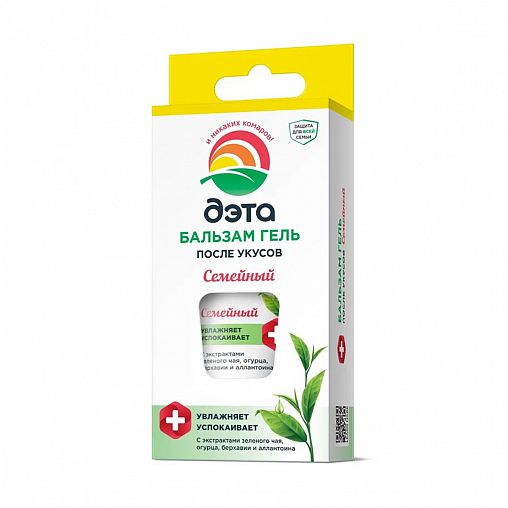 Гель-бальзам после укусов насекомых ДЭТА Семейный, 20 мл фото