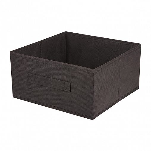 Короб для хранения Рыжий кот, 28 x 28 x 14 см, черный фото