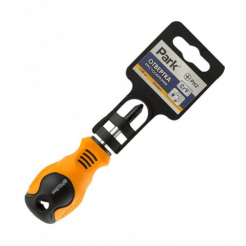 Отвертка крестовая магнитная Park Standart, PH2 x 38 мм фото