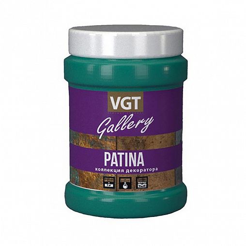 Эмаль универсальная VGT Gallery ВД-АК-1179 Patina, матовая, 0,25 кг, окись меди 3 фото