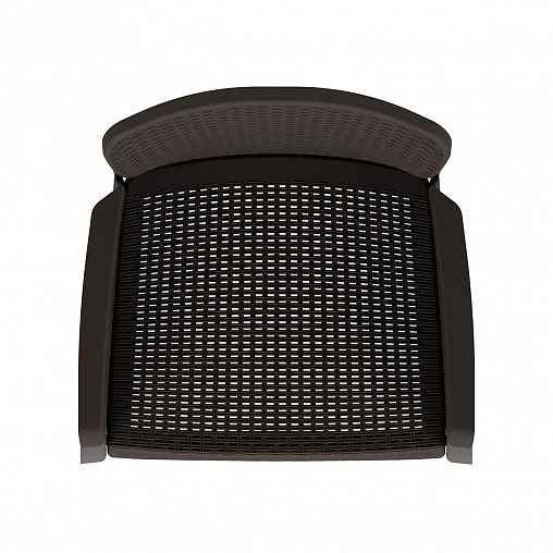 Кресло Альтернатива Ротанг Лайт, 62 x 58,5 x 85 см, мокко фото