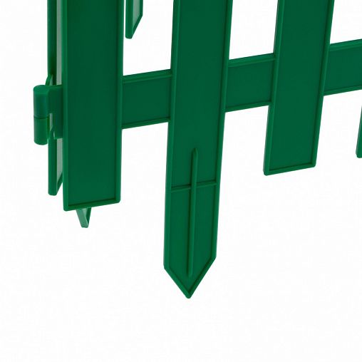 Забор декоративный Palisad Классика, 28 x 300 см, 7 секций, зеленый фото