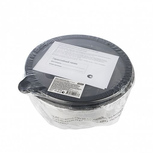 Миска из нержавеющей стали Mallony Amarena, крышка-терка, 3 насадки, 2,8 л фото