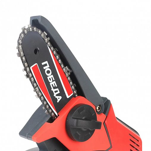 Аккумуляторная цепная пила Победа ПА 150, 14,4 В, 1,5 Ач Li-ion, с АКБ и ЗУ фото