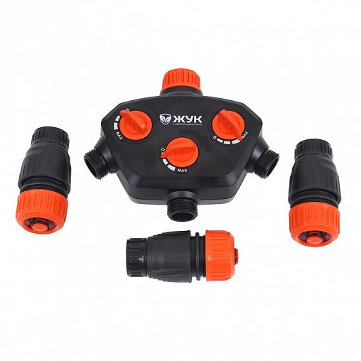 Распределитель для полива Жук с набором коннекторов 3/4" фото