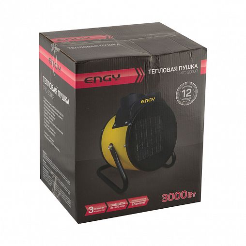 Электрическая тепловая пушка Engy PTC-3000R, 3000 Вт фото