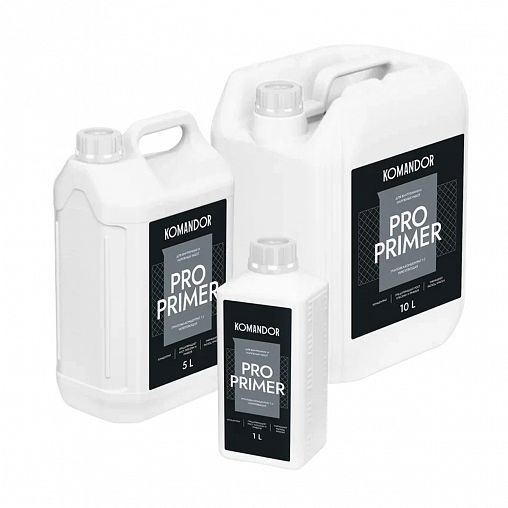 Грунтовка универсальная концентрат 1:3 Komandor Pro Primer, 10 л фото