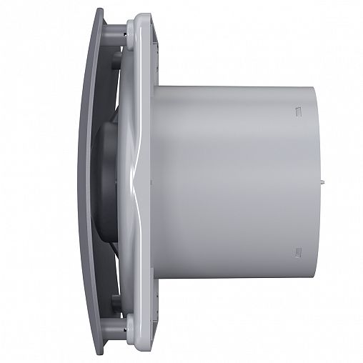 Вентилятор осевой вытяжной DiCiTi Rio 5C Dark gray metal D125, с обратным клапаном фото