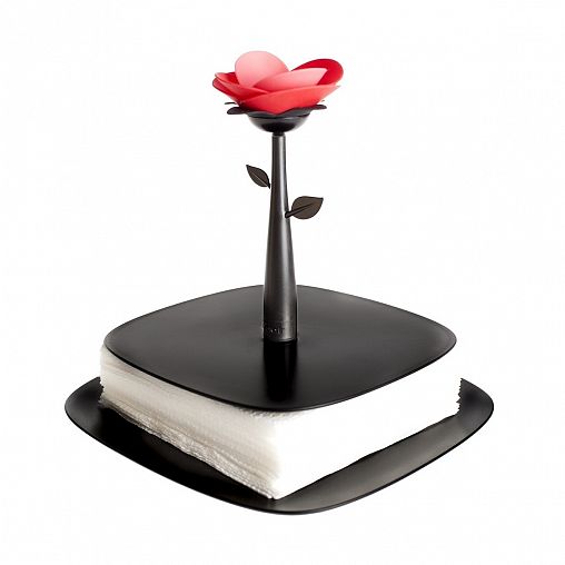 Салфетница Vigar Rose, черная фото