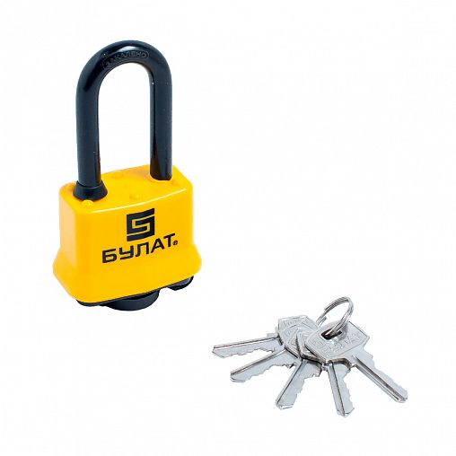 Замок навесной всепогодный Булат ВС 0340-01, d 8 мм, 5 ключей фото Замок навесной всепогодный Булат ВС 0340-01, d 8 мм, 5 ключей фото