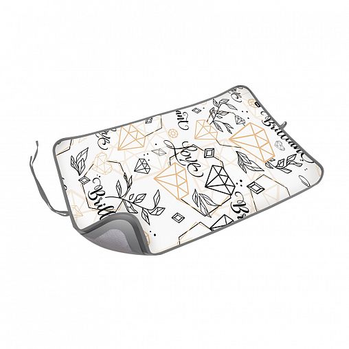 Коврик для глажки белья Nika Бриллианты, 110 x 75 см фото