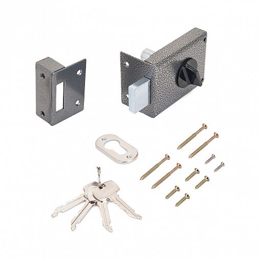 Замок накладной Аллюр ЗН1-1 А, 5 ключей фото