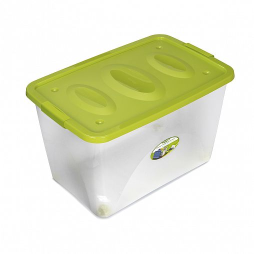 Ящик универсальный Martika Астело, на колесах, 600 x 400 x 360 мм, оливковый фото