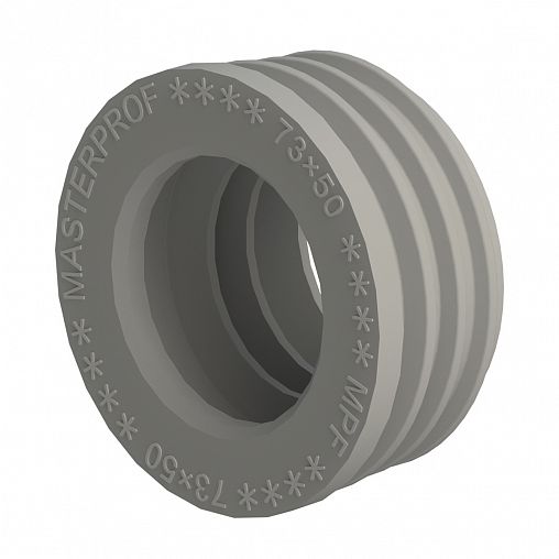 Манжета для канализации MPF, ТЭП, d 73 x 50 мм, серая фото