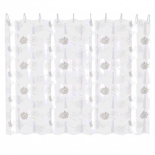 Штора для ванной Fashun, 180 x 180 см, полиэтилен, романтика фото