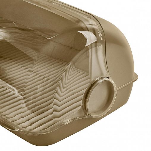 Хлебница Plast Team, 41,5 x 26 x 18,5 см, шоколадный мокко фото