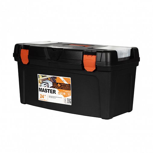 Ящик для инструментов Blocker Master, 61 x 31,5 x 31 см, черный фото