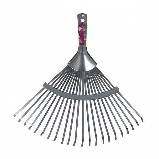 Грабли веерные Don Gazon, металлические, 22 зуба, 390 мм фото