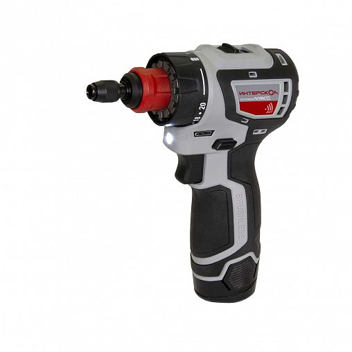 Дрель-шуруповерт аккумуляторная Интерскол ДА-10/12В 36 КомбиМАКС, 12 В, 2 x 2 Ач Li-ion, ЗУ фото