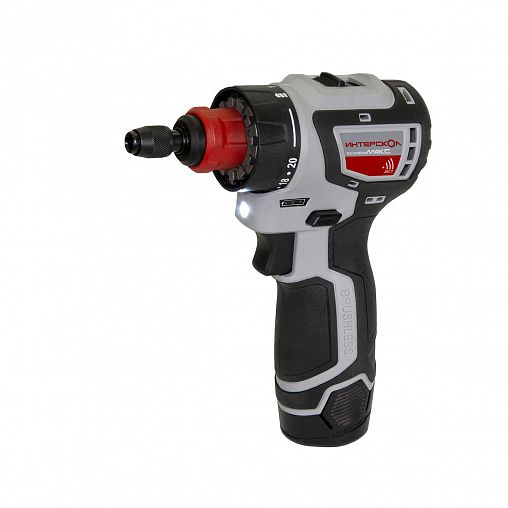 Дрель-шуруповерт аккумуляторная Интерскол ДА-10/12В 36 КомбиМАКС, 12 В, 2 x 2 Ач Li-ion, ЗУ, кейс фото