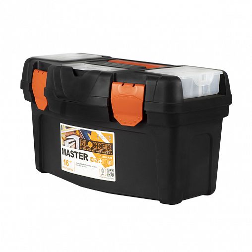 Ящик для инструментов Blocker Master, 40,8 x 21,8 x 22,3 см, черный фото