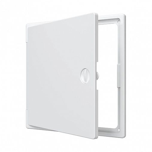 Люк-дверца ревизионная Evecs ЛТ2525П, ABS-пластик, с ручкой-задвижкой, 250 x 250 мм фото