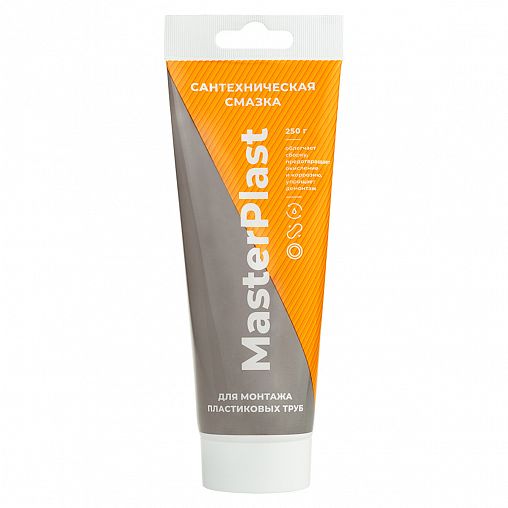 Смазка для канализационных труб MasterPlast, 250 г, туба фото