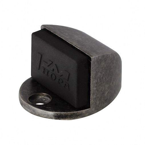 Ограничитель дверной Нора-М 107, застаренное серебро фото