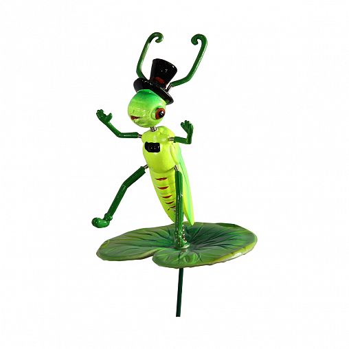 Фигурка садовая Park Кузнечик, на штекере, 60 см фото
