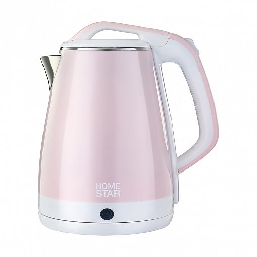 Чайник электрический Homestar HS-1035, 1,8 л, розовый фото