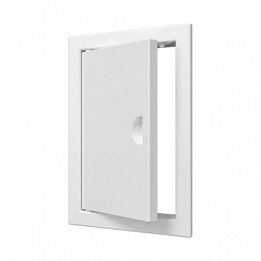 Люк-дверца ревизионная Evecs Л1015Р, ABS-пластик, с ручкой, с фланцем 98 x 148 мм, 122 x 172 мм фото