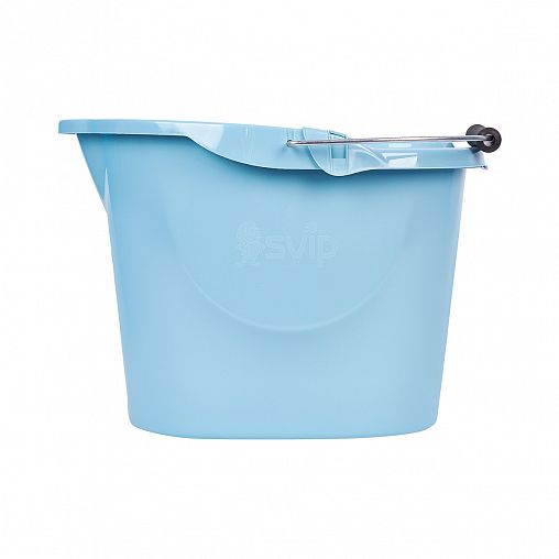 Ведро Моп с отжимом Spin&Clean Vogue, 12 л, небесно-голубое фото