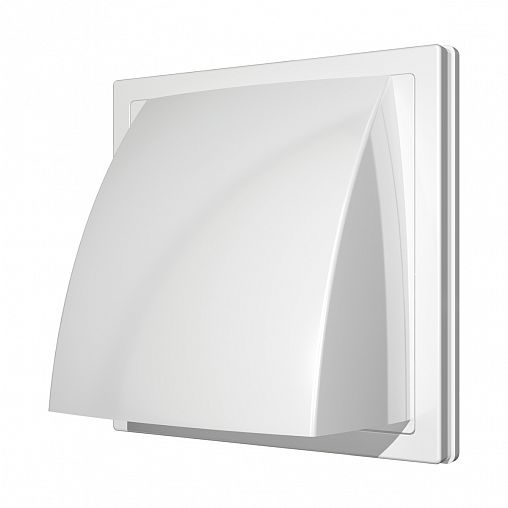 Выход стенной вытяжной Era Street line 1515К10ФВ, 150 x 150 мм, с обратным клапаном, фланец 100 мм фото