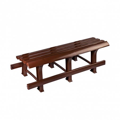 Скамья пластиковая Стандарт Пластик №3 42 x 40 x 120 см шоколадная фото Скамья пластиковая Стандарт Пластик №3 42 x 40 x 120 см шоколадная фото