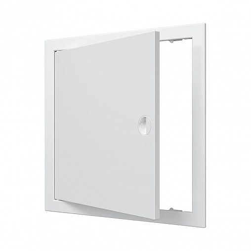 Люк-дверца ревизионная Evecs Л3030Р, ABS-пластик, с ручкой, с фланцем 296 x 296 мм, 318 x 318 мм фото