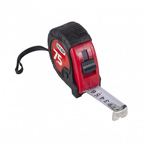 Рулетка Кедр, 3 способа фиксации, обрезиненная, 7,5 м x 25 мм фото
