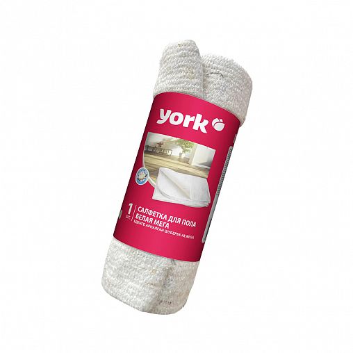 Салфетка для пола York, хлопок/полиэстер, рулон 80 x 100 см, белая фото