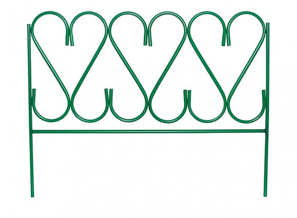 Забор декоративный ЛДН Изящный, 68 x 54 см, 5 секций фото