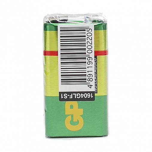 Батарейка GP Greencell 1604G-B, типоразмер Крона, 1 шт фото