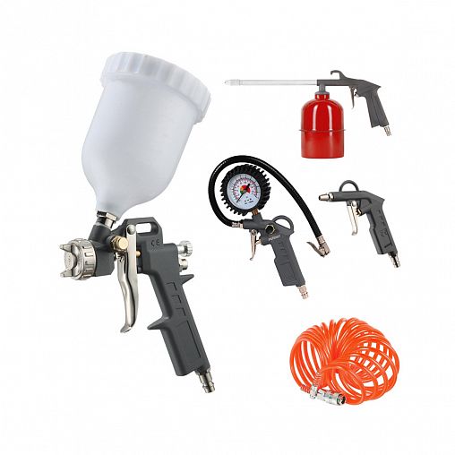 Набор пневмоинструмента Patriot KIT 5A, 5 предметов фото Набор пневмоинструмента Patriot KIT 5A, 5 предметов фото