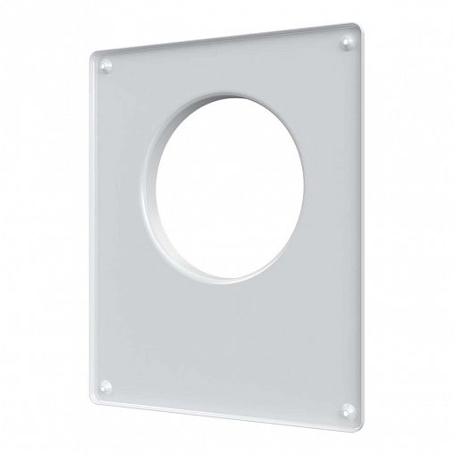 Площадка торцевая Era 115ПТМ, эмалированная сталь, для воздуховода d 115 мм, 196 x 236 мм фото