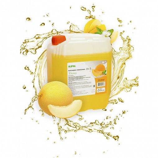 Жидкое мыло Kipni Дыня, канистра 4,5 л фото