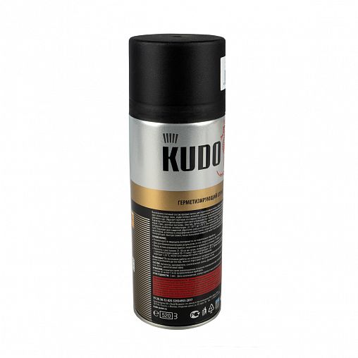 Герметизирующий спрей Kudo KU-H302, 520 мл, черный фото