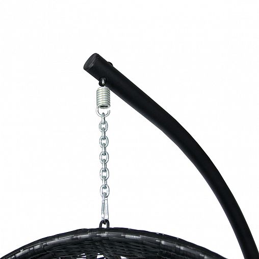 Кресло подвесное Garden story Кокон XL, 102 х 130 х 204 см, каркас черный фото