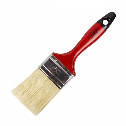 Кисть плоская Кедр №2,5, смешанная щетина, пластиковая ручка, 63 мм фото