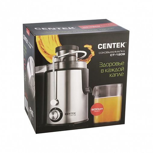 Соковыжималка центробежная Centek CT-1209, 600 Вт фото
