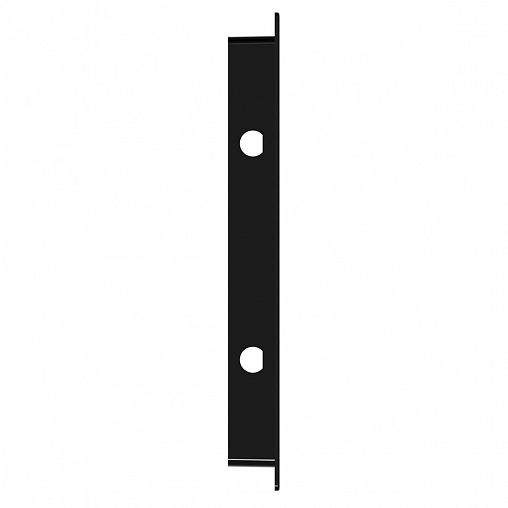 Люк-дверца ревизионная Evecs L1520N black, нажимная, с фланцем 150 x 200 мм, 172 x 222 мм фото