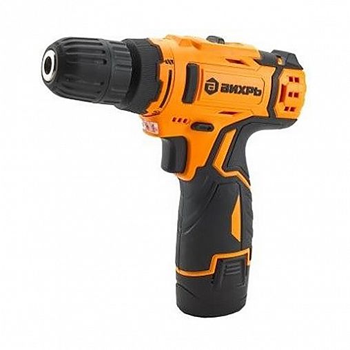 Дрель-шуруповерт аккумуляторная Вихрь ДА-12Л-2, 12 В, 1 x 2 Ач, Li-Ion, ЗУ фото